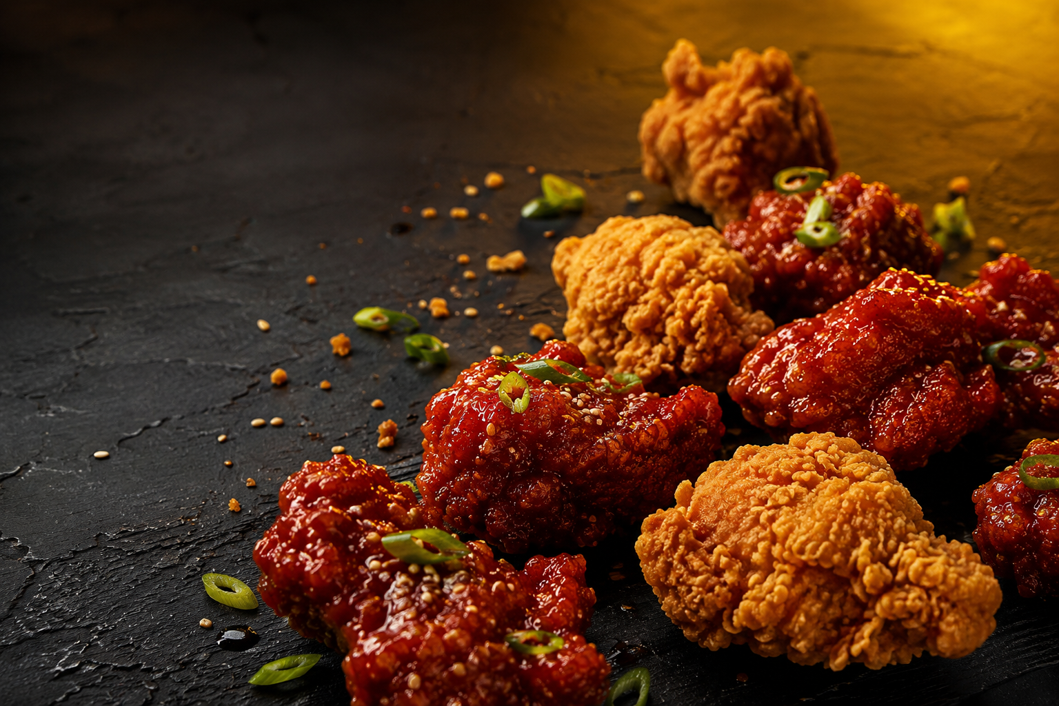 Glazed Kokkopi Korean fried chicken